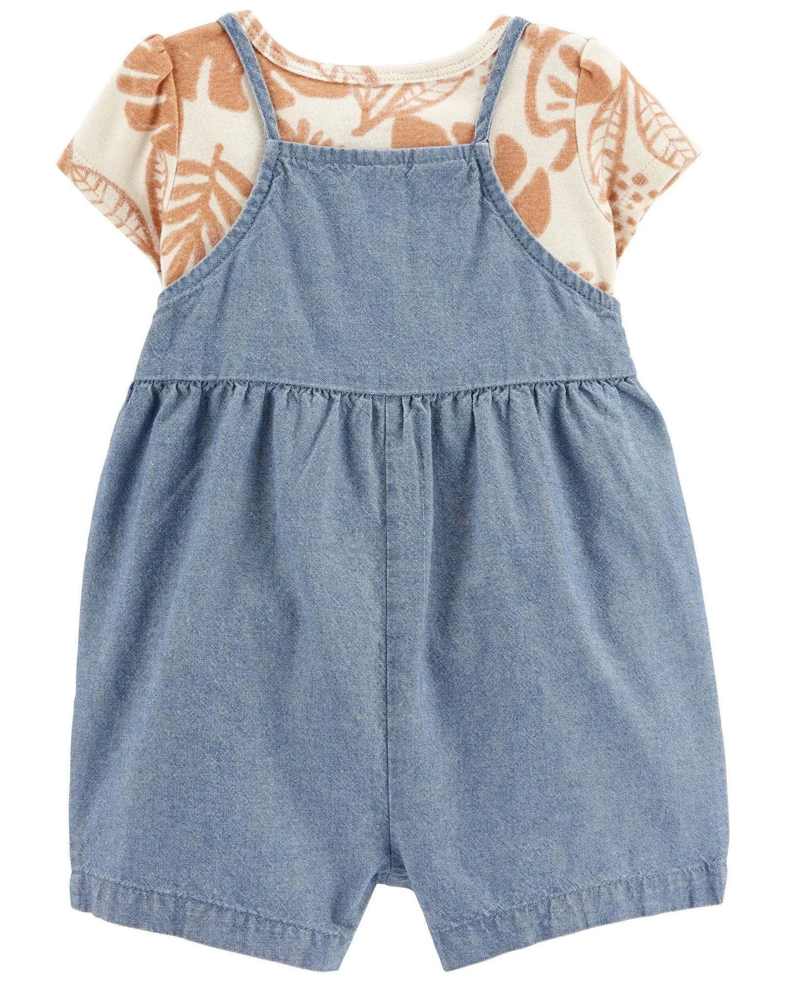 Carter's Set 2 piese Tricou si salopeta Tropical foto
