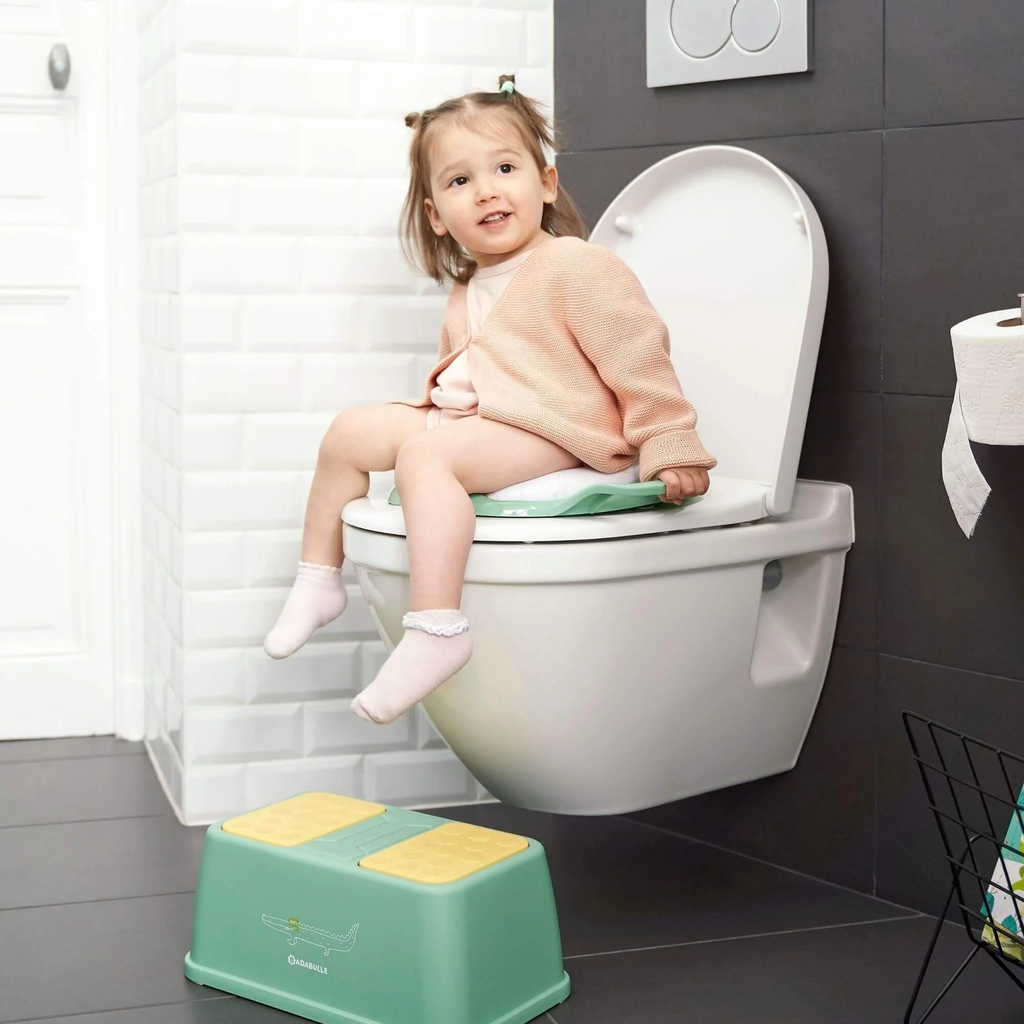 Reductor WC cu manere Badabulle Green