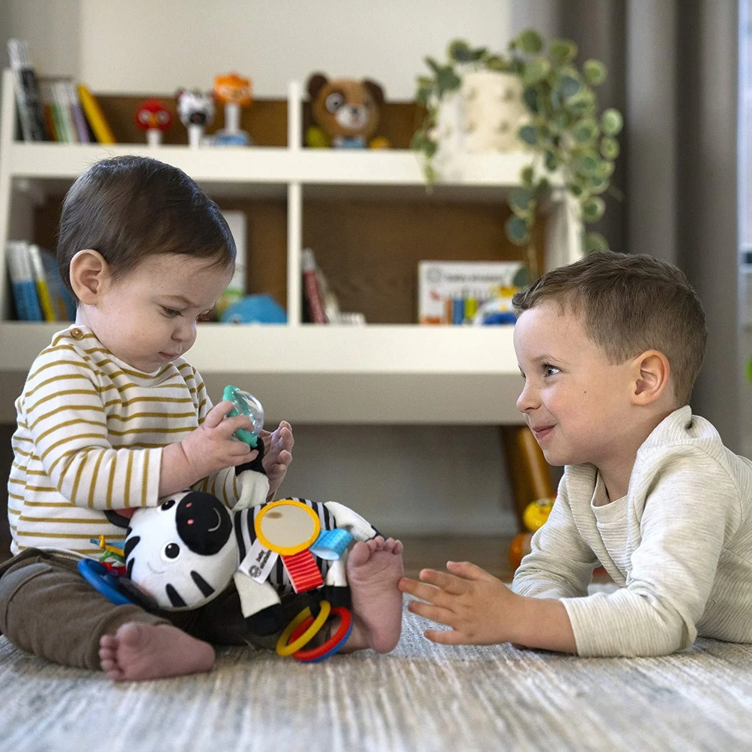 Jucarie Baby Einstein Zebra zambareata foto