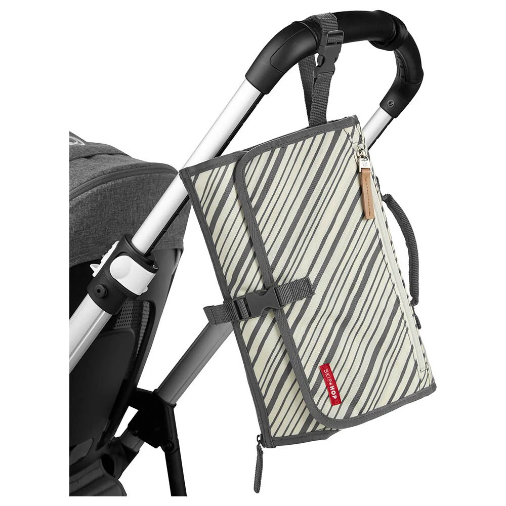 Statie de schimbat Skip Hop Pronto Signature Graphite Stripe foto