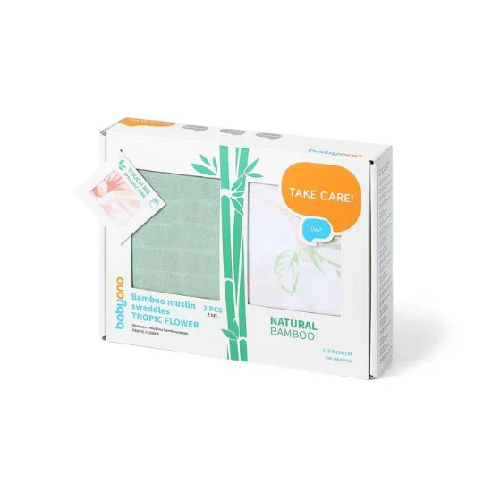 Пеленки Муслин из бамбукового волокна BabyOno 2 шт., (120х120 см)