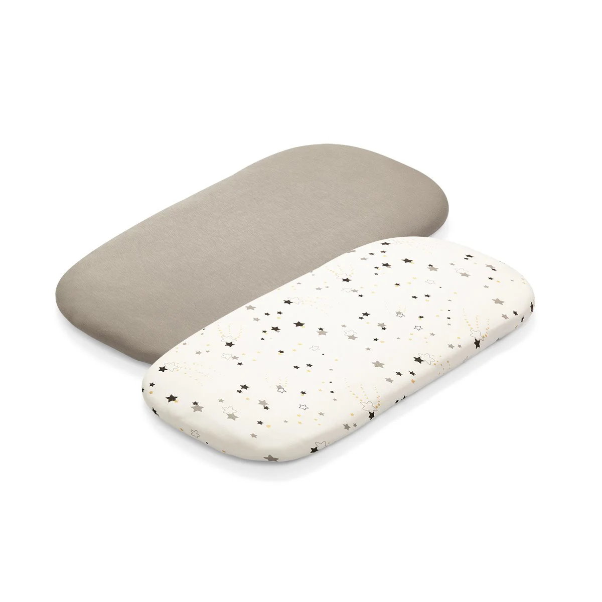 Set de cearsafuri din fibra de bambus BabyOno cu banda elastica (40x75 cm), 2 buc.