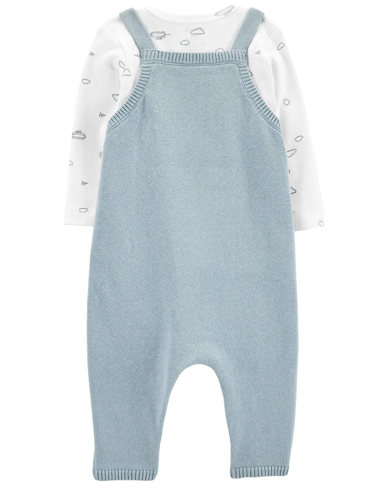 Carter's Set 2 piese Bluza si salopeta tricotata foto