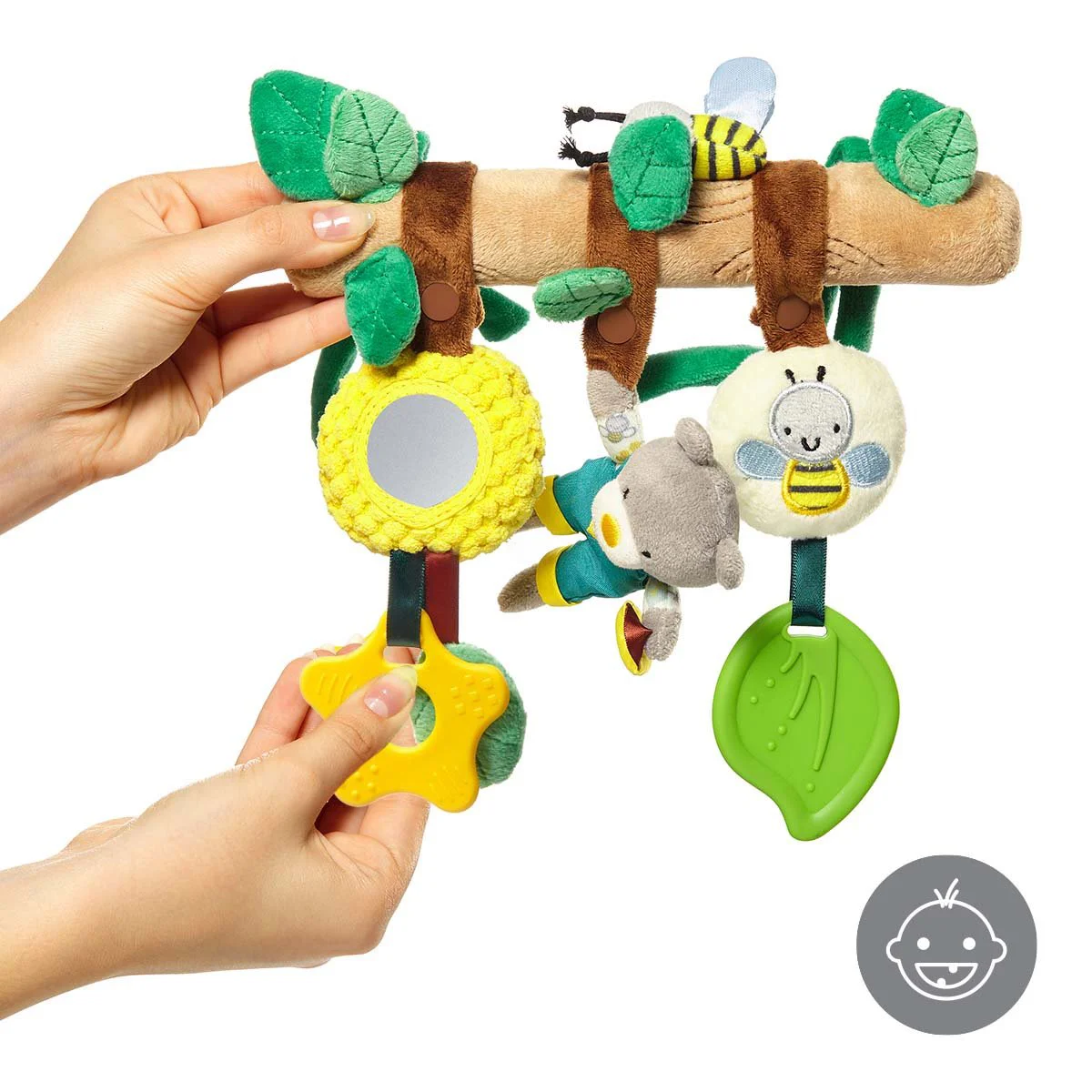 Jucarie educationala pentru carucioare BabyOno Teddy The Gardener foto