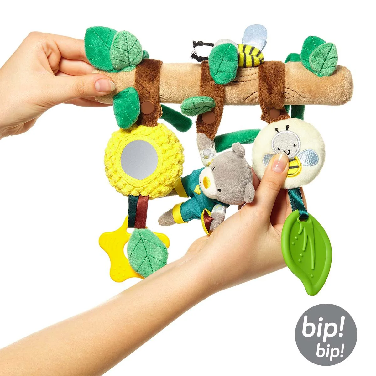 Jucarie educationala pentru carucioare BabyOno Teddy The Gardener foto