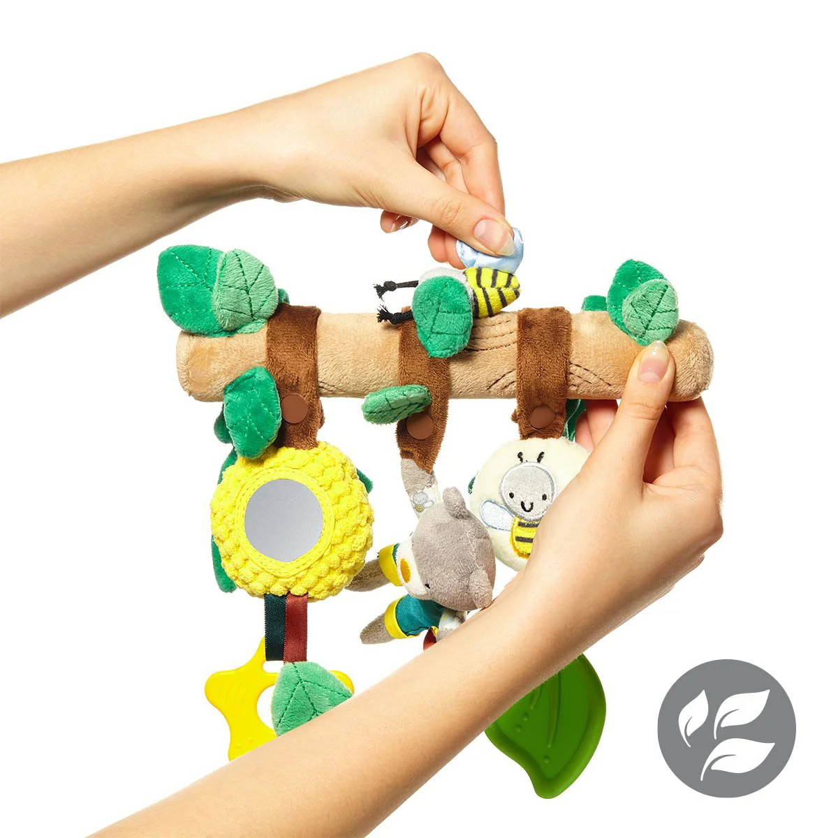 Jucarie educationala pentru carucioare BabyOno Teddy The Gardener foto
