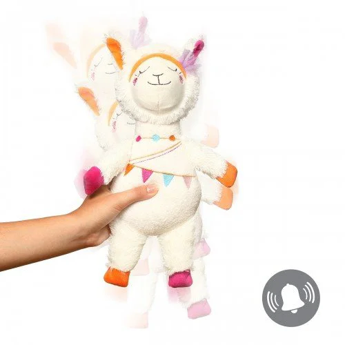 Jucarie din plus Babyono Lama Rita, prieten de somn, 35 cm foto