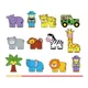 Jucarie educativa cu siret din lemn Viga Toys Zoo foto