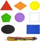 Jucarie educativa cu siret din lemn Viga Toys Forme geometrice foto