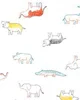 Carter's Set 3 piese body Animale foto