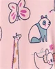 Carter's Pijama cu fermoar reversibil Animale foto