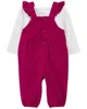 Carter's Set 2 piese Bluza si salopeta roz foto