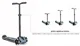 Cамокат cкладной Scoot & Ride HighwayKick K5 Led Steel foto