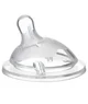 Biberon din sticla Chicco Natural Feeling cu tetina din silicon (0+ luni), 150 ml foto
