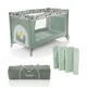 Детская складная кроватка ZOPA Caravan Jungle Green foto