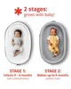 Cosulet pentru bebelusi Skip Hop Baby Nest Grey White foto