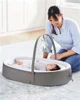 Cosulet pentru bebelusi Skip Hop Baby Nest Grey White foto