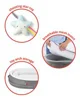 Cosulet pentru bebelusi Skip Hop Baby Nest Grey White foto