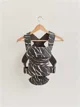 Marsupiu anatomic BabyBjorn Mini Anthracite/Landscape, bumbac