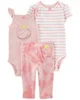Carter's Set 3 piese Pantaloni si 2 body Balena foto