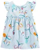 Carter's Rochita albastra Fluture foto