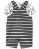 Carter's Set 2 piese Tricou si salopeta Animale foto