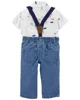 Carter's Set 2 piese Body si pantaloni Animale foto