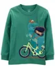 Carter's Bluza Dinozaur cu bicicleta foto