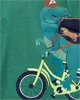 Carter's Bluza Dinozaur cu bicicleta foto