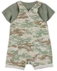 Carter's Set 2 piese Tricou si salopeta Camuflaj foto
