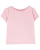 Carter's Set 2 piese Tricou si salopeta roz foto