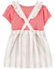 Carter's Set 2 piese Tricou si sarafan foto