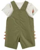 Carter's Set 2 piese Tricou si salopeta Dinozaur foto