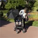 Черный универсальный зонт Badabulle с защитой UV