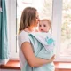 Бамбуковое банное полотенце с капюшоном-уголком BabyOno, 85 x 85 cм foto