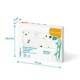 Бамбукoвaя простынь с резинкой BabyOno Stardust для детской кроватки, 120x60 см foto