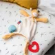 Бамбукoвaя простынь с резинкой BabyOno Перьинки для детской кроватки , 120x60 см foto