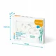 Бамбукoвaя простынь с резинкой BabyOno Перьинки для детской кроватки , 120x60 см foto