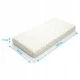 Бамбукoвaя простынь с резинкой BabyOno Перьинки для детской кроватки , 120x60 см foto