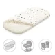 Set de cearsafuri din fibra de bambus BabyOno cu banda elastica (40x75 cm), 2 buc.