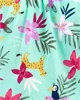 Carter's Set 2 piese Tricou si pantaloni scurti Flori foto