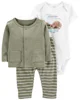 Carter's Set 3 piese Cardigan, pantaloni si body Aventura foto
