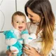 Jucarie din plus BabyOno Hippo Marcel, prieten de somn, 25 cm foto