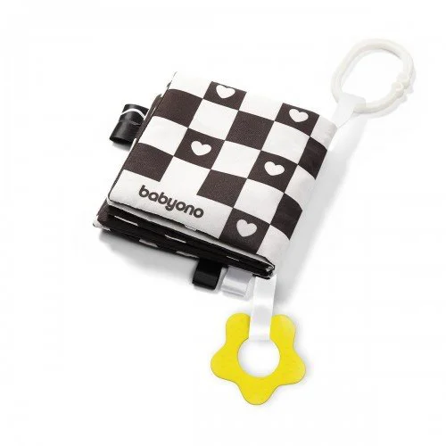 Cartea educativa senzoriala BabyOno Black&White