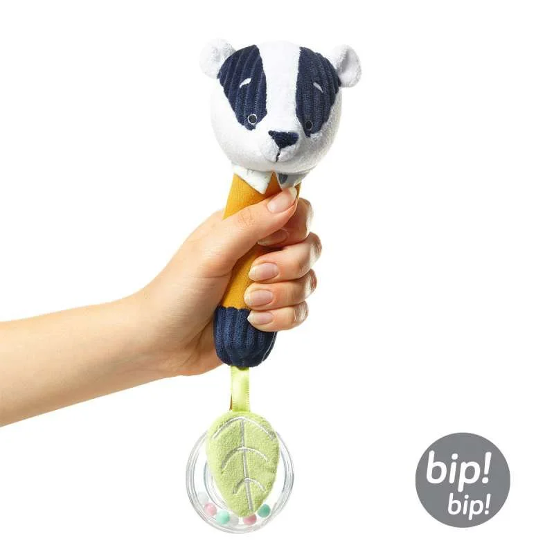 Jucarie de plus zornaitoare BabyOno Badger Edmund foto