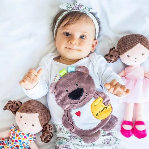 Jucarie imbratisari BabyOno Flat Bear Todd foto
