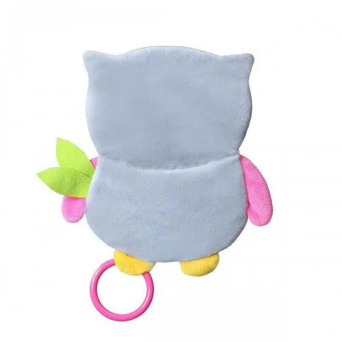 Плюшевая игрушка-oбнимашка для младенцев BabyOno Flat Owl Celeste foto