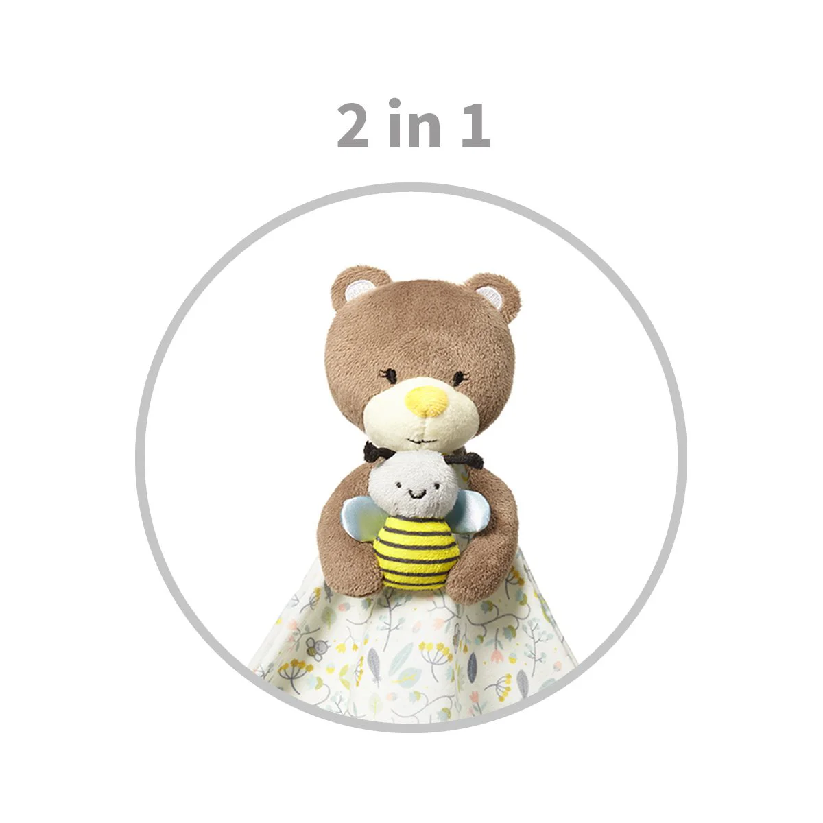 Jucarie-paturica din plus Babyono Ursuletul Teddy Gradinarul (0+ luni) foto