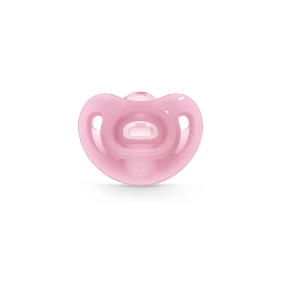 Cоска-пустышка силиконовая NUK Sensitive (6-18 luni) foto