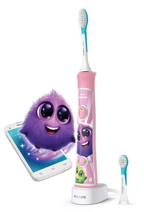 Periuta de dinti electrica Philips Sonicare Kids, roz (3+ ani)